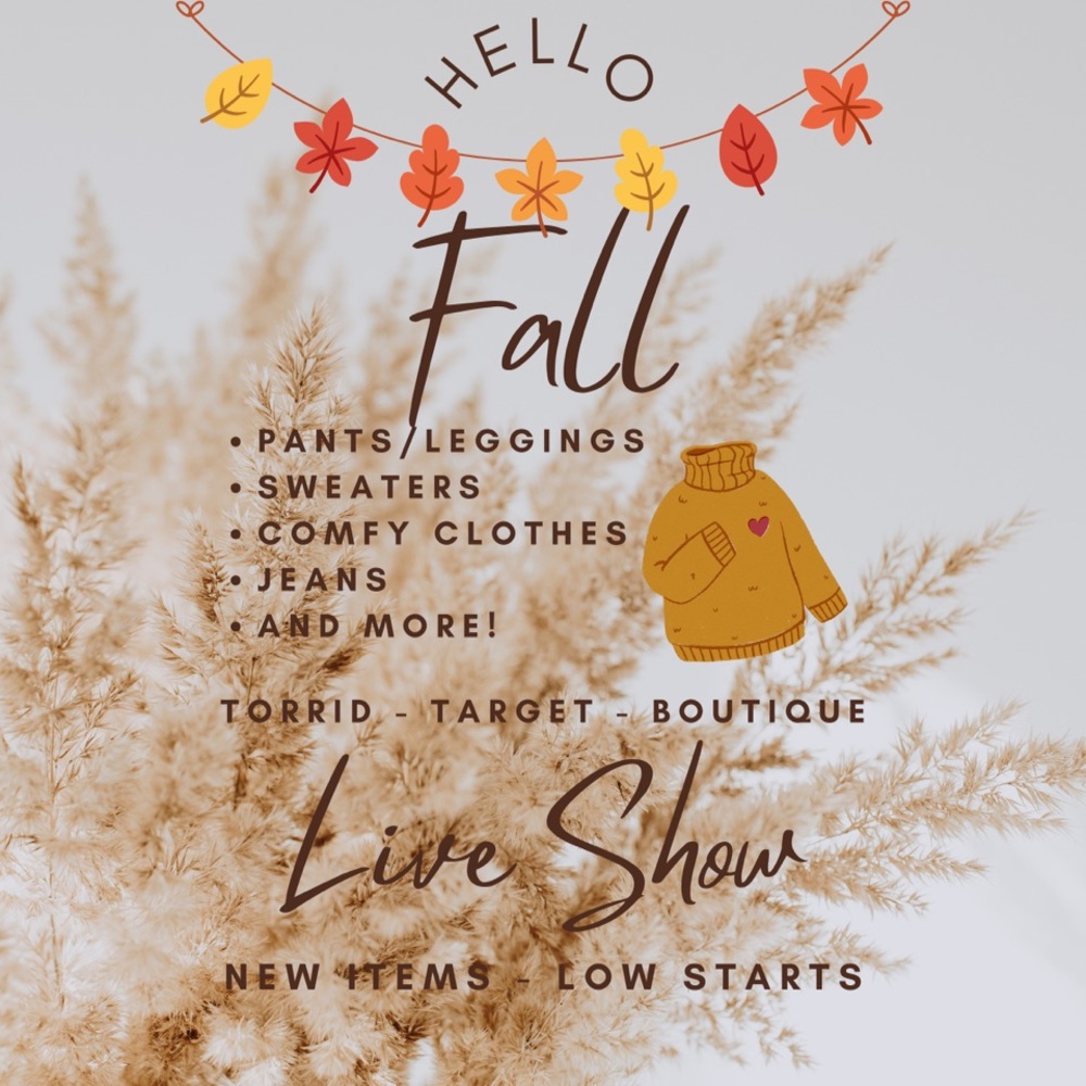 LIKE THIS LISTING TO BE NOTIFIED WHEN MY PLUS SIZE SHOWS ARE GOING LIVE!